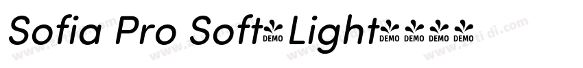Sofia Pro Soft-Light字体转换